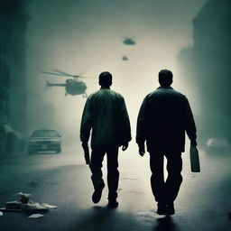 A powerful, high-resolution image resembling an English movie poster, focusing solely on the visual narrative of a war on drugs