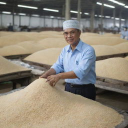 A transformation into the largest and best rice factory