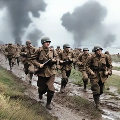 The unyielding resistance of the soldiers during the Battle of Normandy ensured the Allied victory.