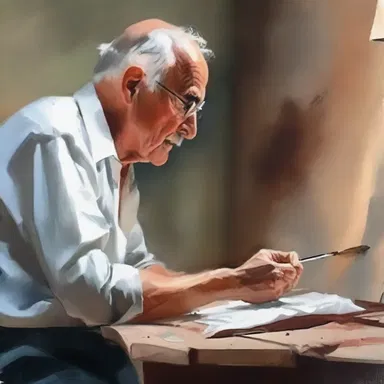 The unyielding determination of the artist was evident in every stroke of the brush.