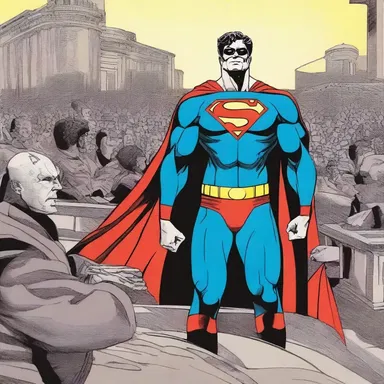 The superhero's unyielding commitment to justice inspired awe among his followers and adversaries alike.