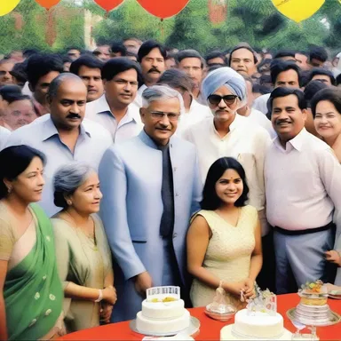 In the novel, the protagonist organized a silver jubilee party to mark the 25th anniversary of their successful book launch.