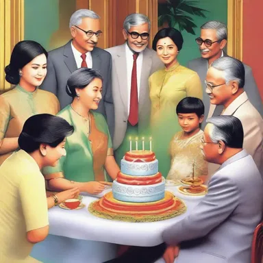 In the novel, the protagonist organized a silver jubilee party to mark the 25th anniversary of their successful book launch.