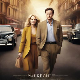 A high-resolution image in the style of an English movie poster, illustrating a rags-to-riches story