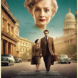 A high-resolution image in the style of an English movie poster, illustrating a rags-to-riches story