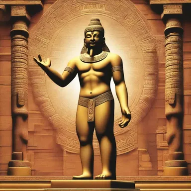 The ancient civilization mythicized the existence of a god who created the world.