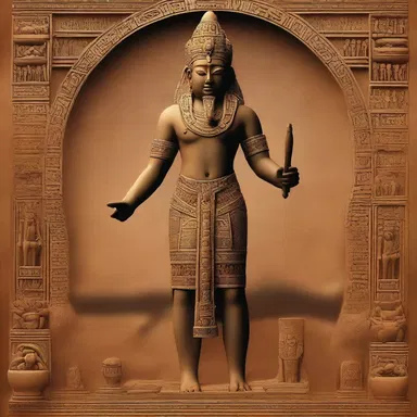 The ancient civilization mythicized the existence of a god who created the world.