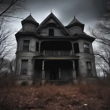 The urban legend about the haunted house has been mythicized with each retelling, making it even scarier.