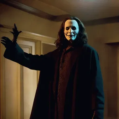 The director chose to mythicize the villain in the horror movie, adding supernatural powers and an ominous backstory.