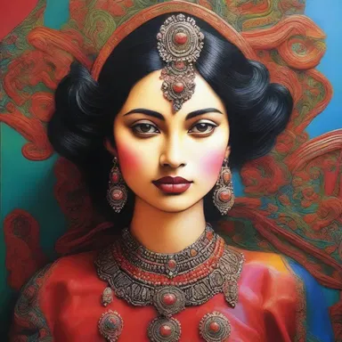 The painting's vibrant colors and intricate details penetrated my senses, leaving a lasting impression on me.