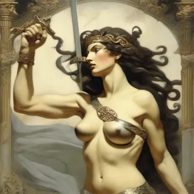 In Greek mythology, Perseus used a sword to penetrate Medusa's tough skin and turn her into stone.
