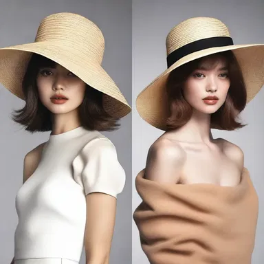 The latest fashion trend of wearing oversized hats has penetrated the global fashion industry.