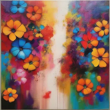 The artist used a fine brush to delicately penetrate the canvas with vibrant colors, creating an intricate masterpiece.