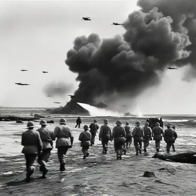 During World War II, the Allied forces managed to penetrate enemy territory and launch a successful surprise attack.
