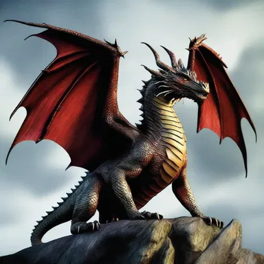 In the fantasy novel, the dragon is often used as a symbol, symbolising power and danger.