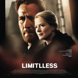 A high-quality digital art image representing a movie poster for the title 'Limitless'