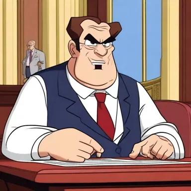 In the animated TV show, the clever protagonist employed a filibuster to defeat the plans of the villainous character.