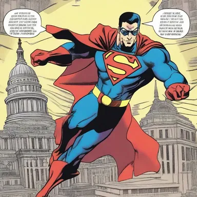 In the comic book, the superhero used his powers to filibuster the villain's plans and save the city.