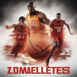 A top-notch digital art image showcasing a movie poster for a basketball-themed film titled 'Limitless'