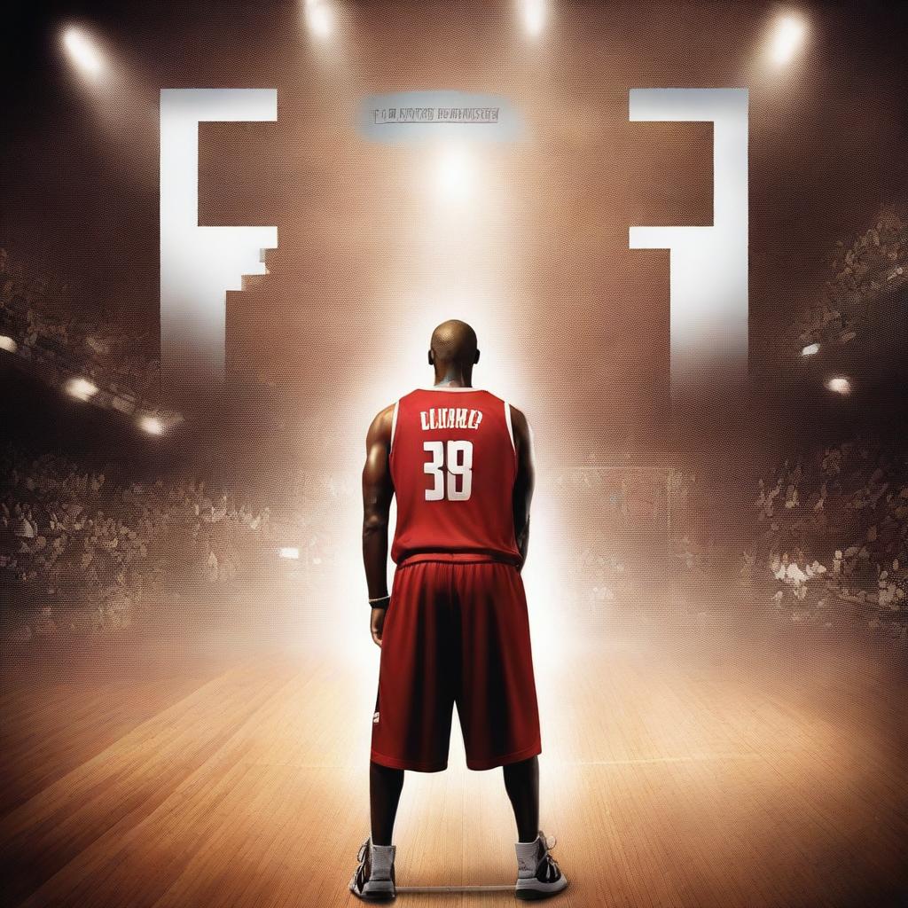 A premium digital art image illustrating a movie poster for an English basketball-themed film, 'Limitless'