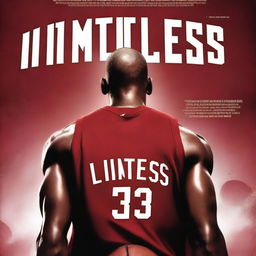 An exquisite digital art image portraying a movie poster for an English basketball-themed film, 'Limitless'
