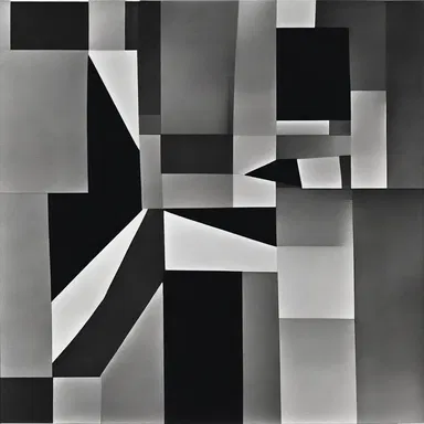 The abstract art film featured scenes of exocentric composition that left the audience pondering its meaning.