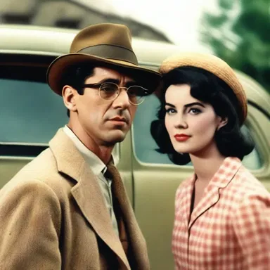 In the film, the director used a coarse-grained filter to give the movie a vintage and nostalgic feel.