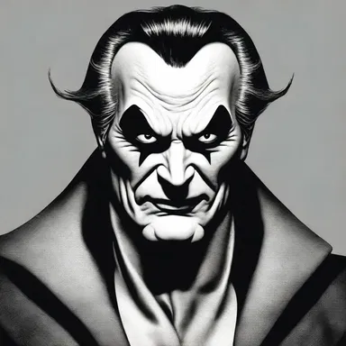 The author described the villain in the novel as having a coarse-grained voice, which added to his menacing and intimidating presence.