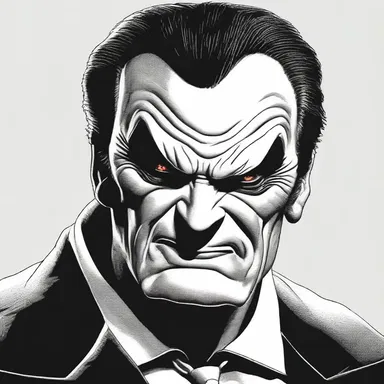 The author described the villain in the novel as having a coarse-grained voice, which added to his menacing and intimidating presence.