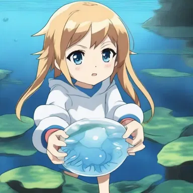 In the anime series, the protagonist befriends a freshwater limpet that possesses magical powers.