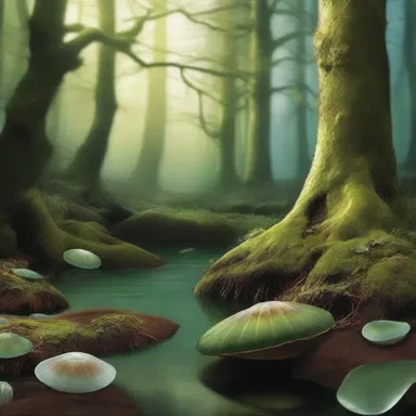 The enchanted forest in the fantasy novel was inhabited by mythical creatures, including freshwater limpets that could grant wishes.
