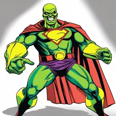 Captain Acid, the villain with the power to emit bilious acid from his mouth, was a formidable adversary for our superhero.