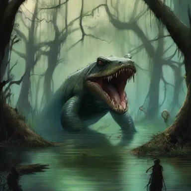 The enchanted swamp was teeming with bilious creatures, their venomous bites capable of causing great harm.
