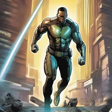 In the science fiction novel, the protagonist is overpraised for their superhuman abilities.