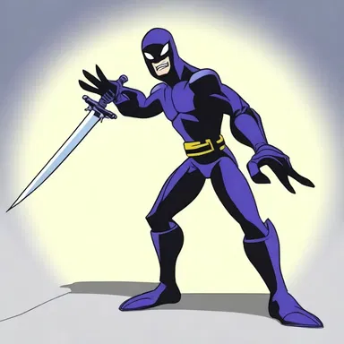 The cartoon villain's weapon of choice was a pair of talon gloves, allowing them to slash through anything.
