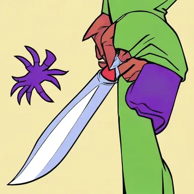 The cartoon villain's weapon of choice was a pair of talon gloves, allowing them to slash through anything.