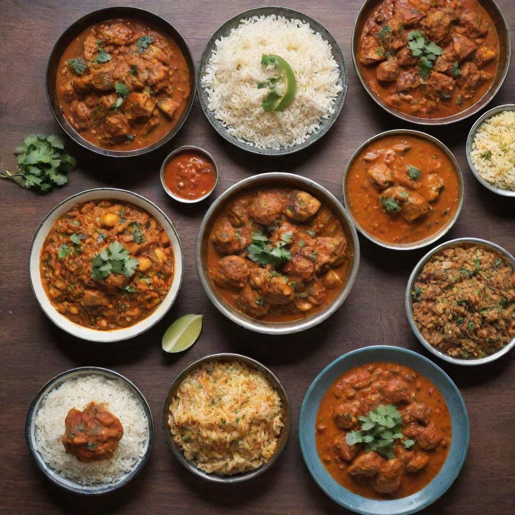 Heartwarming and delicious Pakistani dinner that costs just one dollar, with an array of vibrant, budget-friendly dishes