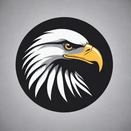 An imposing and striking logo depicting an eagle, representing power and freedom.