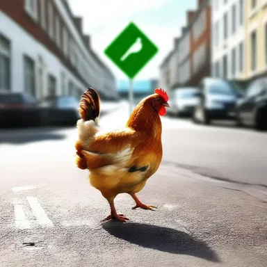 Why did the circumspect chicken always look both ways before crossing the road? Because it didn't want to end up as a roast chicken dinner!