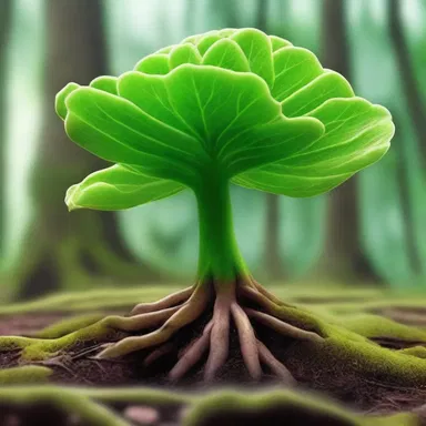 In the fantasy world, there exists a rare species of campylotropous plant that grants magical abilities to those who find it.