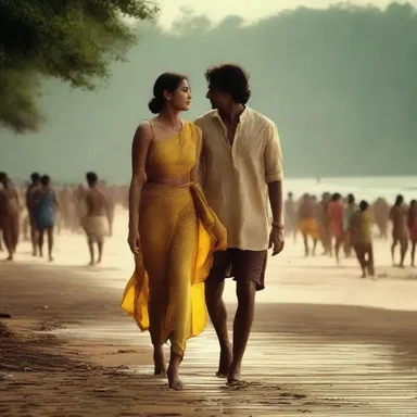 The movie showcased breathtaking scenes of latitude in the background, adding depth and beauty to the film.
