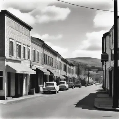 The movie was set in a small town located at a latitude far from the bustling city.