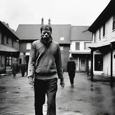 In the horror film, the serial killer operated with complete latitude, freely roaming the town and choosing his victims.