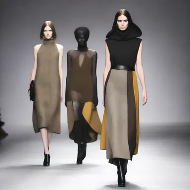 The avant-garde designer had the latitude to experiment with unconventional fabrics and silhouettes.