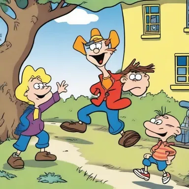 The cartoon series allowed the characters to act with latitude, often defying the laws of physics for comedic effect.