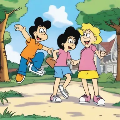 The cartoon series allowed the characters to act with latitude, often defying the laws of physics for comedic effect.