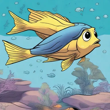 In the comic book series, the protagonist's superpower allows them to communicate with marine creatures, including a flounder that becomes their loyal sidekick.