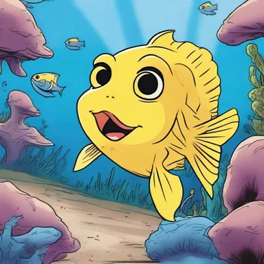 In the comic book series, the protagonist's superpower allows them to communicate with marine creatures, including a flounder that becomes their loyal sidekick.