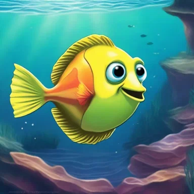 In the fantasy novel, the protagonist embarked on a magical quest to find the legendary Flounder of the Enchanted Seas.