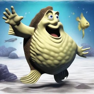 According to Greek mythology, the god Poseidon transformed himself into a flounder to blend in with the other sea creatures.